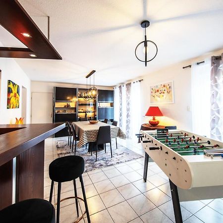 La Coquette ! Maison Au Coeur De La Bresse Avec Veranda Barbecue Garage Baby-Foot Et Barre De Son Ngoại thất bức ảnh